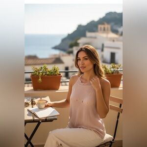 Roberto Cavalli Just Cavalli Lilac Knit Top